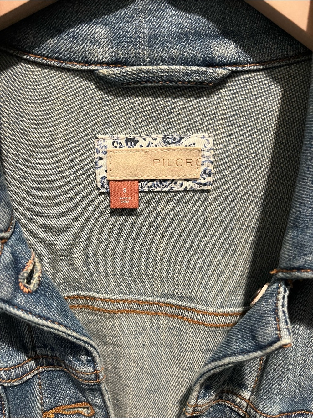 Pilcro by Anthropologie Light Blue Denim Jacket - Picture 3 of 4